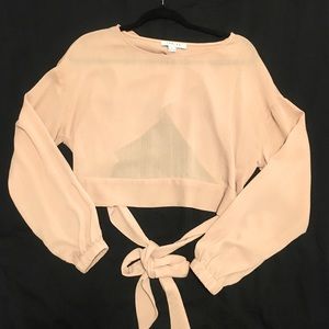 Mendocino Open Back Crepe Top